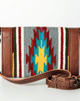 American Darling ADBG716 Envelope Saddle Blanket Genuine Leather Women Bag Western Handbag Purse