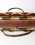 American Darling ADBG717 Duffel Saddle Blanket Genuine Leather Women Bag Western Handbag Purse
