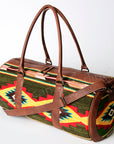 American Darling ADBG717 Duffel Saddle Blanket Genuine Leather Women Bag Western Handbag Purse