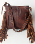 American Darling Hand Tooled Genuine Leather Women Bag Western Handbag Purse