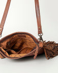 American Darling Hand Tooled Genuine Leather Women Bag Western Handbag Purse