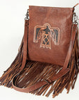 American Darling Hand Tooled Genuine Leather Women Bag Western Handbag Purse