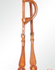 Hilason American Leather Horse One Ear Headstall Working Tack Tan