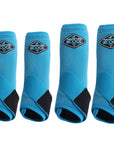 Professionals Choice 2XCool Horse Sports Boots 4 Pack Pacific Blue