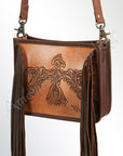 ADBG725B American Darling Hand Tooled Genuine Leather Women Bag Western Handbag Purse