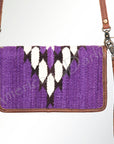 American Darling Organiser Saddle Blanket Genuine Leather Women Bag Western Handbag Purse