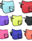HILASON Western Horse Luxury Quilted Saddle Pads With Pockets