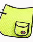 HILASON Western Horse Luxury Quilted Saddle Pads With Pockets