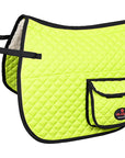 HILASON Western Horse Luxury Quilted Saddle Pads With Pockets