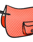 HILASON Western Horse Luxury Quilted Saddle Pads With Pockets