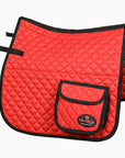 HILASON Western Horse Luxury Quilted Saddle Pads With Pockets