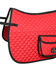 HILASON Western Horse Luxury Quilted Saddle Pads With Pockets
