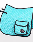 HILASON Western Horse Luxury Quilted Saddle Pads With Pockets