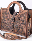 American Darling Tote Hand Tooled Genuine Leather Western Women Bag Handbag Purse | Western Tote Bag | Travel Tote Bags | College Tote Bag | Casual Tote Bag
