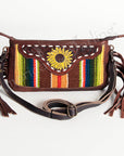 American Darling ADBGA189A Cross Body Ii Hand Tooled Saddle Blanket Genuine Leather Women Bag Western Handbag Purse