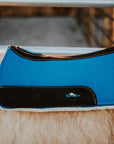 Ocean Blue Luxe Pony Contoured Felt Top/Fleece Lined Saddle Pad