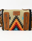 American Darling Cross Body Hand Tooled Saddle Blanket Genuine Leather Women Bag Western Handbag Purse