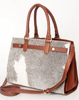 American Darling ADBGI191A Tote Hair On Genuine Leather Women Bag Western Handbag Purse