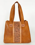 American Darling ADBGA196 Tote Hand Tooled Genuine Leather Women Bag Western Handbag Purse