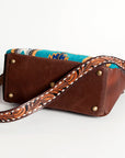 American Darling Large Crossbody Hand Tooled Saddle Blanket Genuine Leather Women Bag Western Handbag Purse