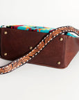 American Darling Large Crossbody Hand Tooled Saddle Blanket Genuine Leather Women Bag Western Handbag Purse