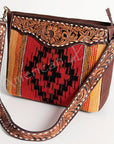 American Darling Large Crossbody Hand Tooled Saddle Blanket Genuine Leather Women Bag Western Handbag Purse