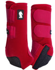 Classic Equine Legacy System Crimson Front Sport Support Boots Large