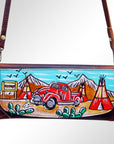 American Darling Wallet Genuine Leather Women Bag Western Handbag Purse
