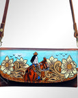 American Darling Wallet Genuine Leather Women Bag Western Handbag Purse
