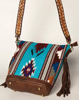 American Darling Tote Saddle Blanket Genuine Leather Women Bag Western Handbag Purse