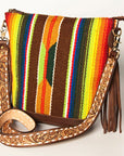 American Darling Tote Saddle Blanket Genuine Leather Women Bag Western Handbag Purse