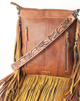 American Darling ADBGZ446 Crossbody Hair-On Genuine Leather Women Bag Western Handbag Purse