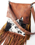 American Darling ADBGZ446 Crossbody Hair-On Genuine Leather Women Bag Western Handbag Purse