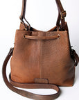 American Darling Bucket Hand TooledGenuine Leather women bag western handbag purse |