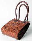 American Darling ADBGZ456 Tote Hand Tooled Genuine Leather Women Bag Western Handbag Purse