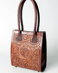 American Darling ADBGZ456 Tote Hand Tooled Genuine Leather Women Bag Western Handbag Purse