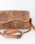 American Darling ADBGZ460 Wallet Hand Tooled Genuine Leather Women Bag Western Handbag Purse