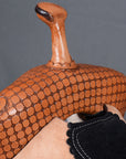 Hilason Western Horse Ranch Roping Saddle American Leather Hilason Tan pleasure endurance