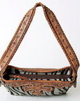American Darling Hand Tooled Genuine Leather Women Bag Western Handbag Purse