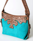 American Darling Hand Tooled Genuine Leather Women Bag Western Handbag Purse