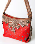 American Darling Hand Tooled Genuine Leather Women Bag Western Handbag Purse