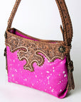 American Darling Hand Tooled Genuine Leather Women Bag Western Handbag Purse