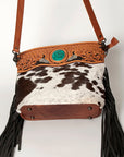 American Darling Clutch Hand Tooled Saddle Blanket Fabric Genuine Leather Western Women Bag Handbag Purse | Purses for Cute