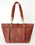 American Darling ADBGI195 Tote Hand Tooled Genuine Leather Women Bag Western Handbag Purse