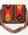American Darling Cross Body Saddle Blanket Genuine Leather women bag western handbag purse