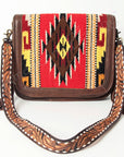 American Darling Cross Body Saddle Blanket Genuine Leather women bag western handbag purse