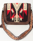 American Darling Cross Body Saddle Blanket Genuine Leather women bag western handbag purse