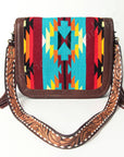American Darling Cross Body Saddle Blanket Genuine Leather women bag western handbag purse