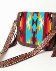 American Darling Cross Body Saddle Blanket Genuine Leather women bag western handbag purse