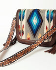 American Darling Cross Body Saddle Blanket Genuine Leather women bag western handbag purse